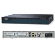 Cisco - C1921-3G-V-SEC/K9 - 1921 Integrated Services Router 2 Ports Management Port PoE Ports 2 Slots Gigabit Ethernet 1U Rack-mountable Wall Mountable (R
