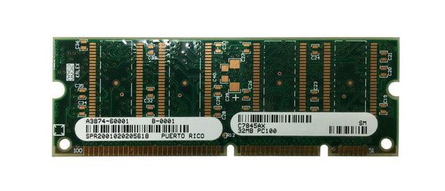 C7845ANC HP 32MB PC100 100MHz non-ECC Unbuffered 100-Pin SoDimm Memory Module for LaserJet 4000/5000/8000/8100 Series Printers