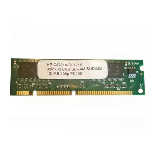 C9121A - HP 128MB 100MHz PC100 Non-ECC Unbuffered CL2 168-Pin UDIMM 3.3V Rank Memory Module