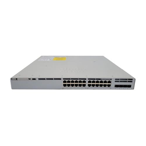 C9300L-24P-4G-A Cisco Catalyst 9300L 24 x Ports PoE+ 10/100/1000Base-T + 4 x SFP Ports Layer 3 Managed Gigabit Ethernet Network Switch