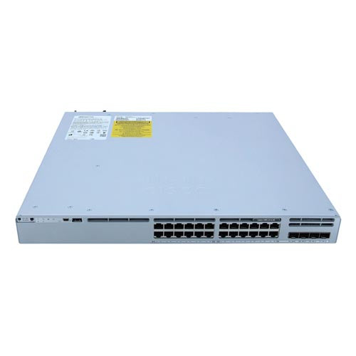 C9300L-24T-4G-E Cisco Catalyst 9300 Series C9300L-24T-4G 24 x Ports 10/100/1000Base-T + 4 x SFP Uplink Ports Layer 3 Managed 1U Rack-mountable Gigabit Ethernet Network Switch