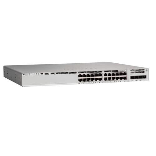 C9300LM-24U-4Y-E Cisco Catalyst 9300 Series 9300LM-24U-4Y 24 x Ports UPoE 1000Base-X + 4 x SFP28 Uplinks Ports Layer 3 Managed Rack-mountable Gigabit Ethernet Network Switch