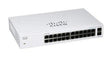 Cisco - CBS110-24T-NA - 110 CBS110-24T Ethernet Switch - 24 Ports - 2 Layer Supported - Modular - 2 SFP Slots - 16.34 W Power Consumption - Twisted Pair