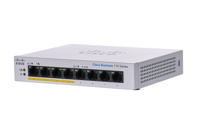 CBS110-8PP-D-NA - Cisco Business 110 8P RJ-45 (4 PoE) Unmanaged Switch (only New in stock left)