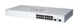 Cisco - CBS220-16P-2G-NA - Business CBS220-16P-2G Ethernet Switch - 16 Ports - Manageable - 2 Layer Supported - Modular - 2 SFP Slots - 18.30 W Power Cons