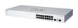 Cisco - CBS220-16T-2G-NA - Business CBS220-16T-2G Ethernet Switch - 16 Ports - Manageable - 2 Layer Supported - Modular - 2 SFP Slots - 11.40 W Power Cons