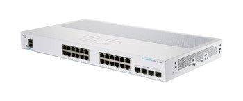Cisco - CBS250-24T-4G-EU - 250 CBS250-24T-4G Ethernet Switch - 28 Ports - Manageable - 2 Layer Supported - Modular - 4 SFP Slots - Optical Fiber Twisted