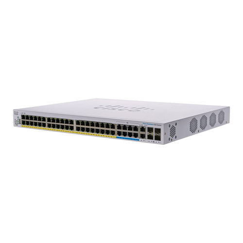 CBS350-48NGP-4X-NA Cisco Business 350 40 x Ports PoE+ 10/100/1000Base-T + 8 x Ports PoE+ 10/100Base-T + 2 x SFP Ports Layer 3 Managed Rack-mountable Gigabit Ethernet Switch