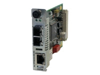 CGFEB1040-120 Transition 10/100/1000Base-T (RJ-45) to 1000Base-X SFP Slot (Empty) for Ethernet Remotely Managed Point System Slide-In-Module Media Converter