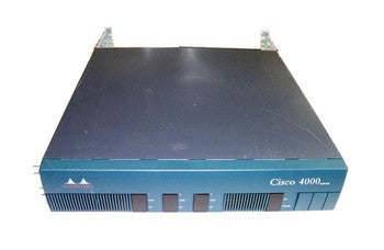 Cisco - CISCO4000 - 4000 Modular Router 3 Network Processor Slots 4MB DRAM 2MB Flash AC P.S. No Slot Covers