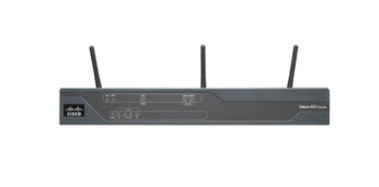 Cisco - CISCO861W-GN-A-K9 - 861W Wireless Integrated Services Router 1 x 10/100Base-TX WAN 4 x 10/100Base-TX LAN IEEE 802.11n (draft) 54Mbps (Refurbished