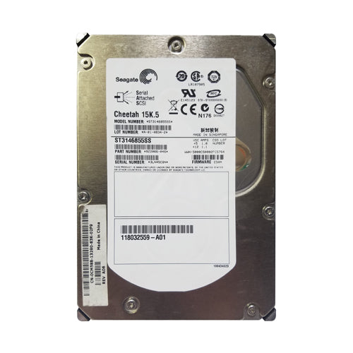 CM588 Dell 146GB 15000RPM Fibre Channel 4Gb/s 16MB Cache 3.5-Inch Hard Drive