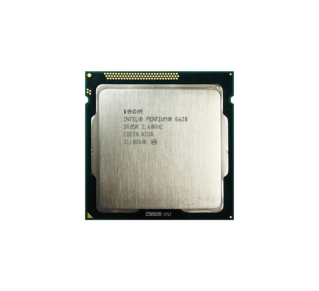 CM8062301046304 - Intel Pentium Processor G620 2.6GHz 3MB SMART Cache 5.0GT/s DMI Socket FCLGA-1155 32NM 65W Desktop Processor