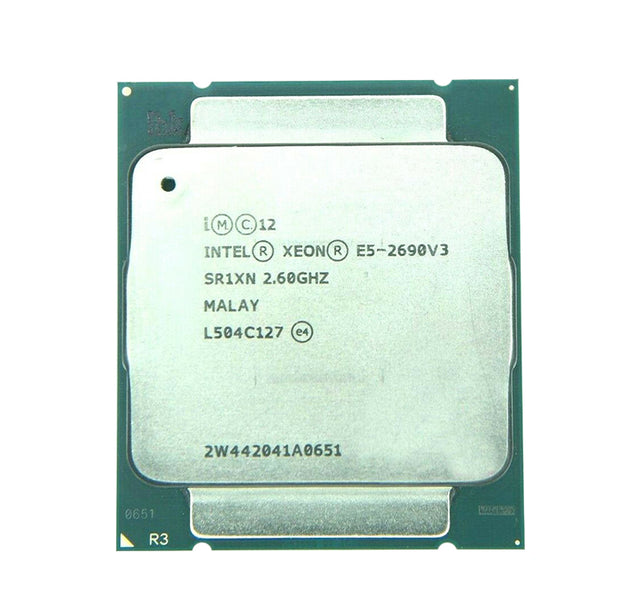 CM8064401439416 - Intel Xeon 12 Core E5-2690V3 2.6GHz 30MB L3 Cache 9.6GT/s QPI Speed Socket FCLGA2011-3 22NM 135W Processor