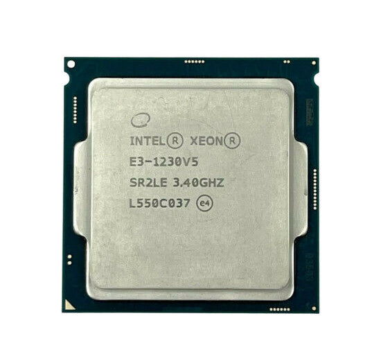 CM8066201921713 - Intel Xeon E3-1230 v5 Quad Core 3.40GHz 8.00GT/s DMI3 8MB L3 Cache Socket FCLGA1151 Processor