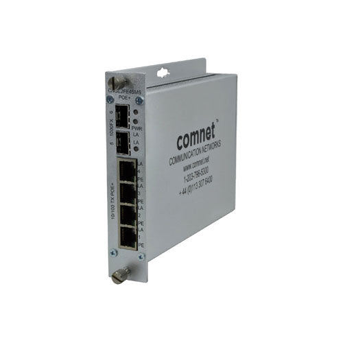 CNGE2FE4SMSPoEHO ComNet 6 x Ports 1000Base-TX Layer 2 Managed Fast Ethernet Network Switch