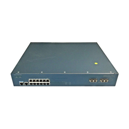 CSS-11154-AC-RF Cisco CSS 11000 Series 11155 12 x Ports 10/100Base-TX + 2 x SFP+ Ports 1000Base-SX Layer 2 Managed Fast Ethernet Network Switch