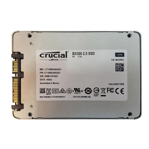 CT120BX300SSD1 Crucial BX300 120GB Multi-Level Cell SATA 6Gb/s 2.5-Inch Solid State Drive