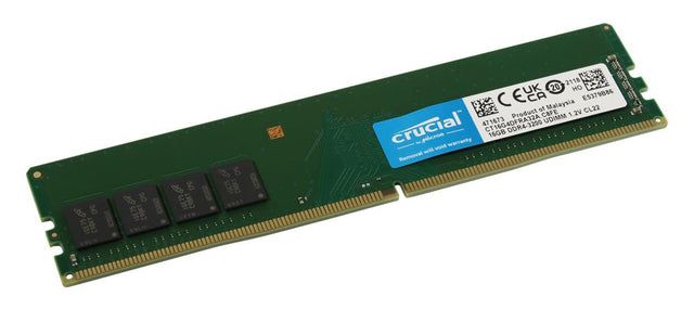 CT16G4DFRA32A.C8FE Crucial 16GB PC4-25600 DDR4-3200MHz non-ECC Unbuffered CL22 288-Pin DIMM 1.2V Dual Rank Memory Module