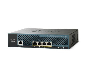 Aironet 2500 Series 2504 2 x Ports 10/100/1000 RJ-45 + 2 x Ports PoE 10/100/1000 RJ-45 1U Desktop Wireless LAN Controller