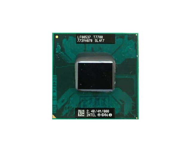 CT740 - Dell 2.4GHz 800MHz FSB 4MB L2 Cache Socket PPGA478 Intel Core 2 Duo T7700 Dual-core (2 Core) Processor