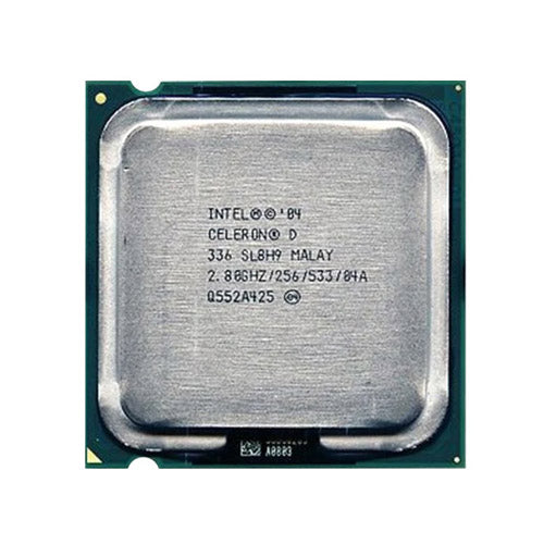 WJ299 Dell 2.80GHz 533MHz FSB 256KB L2 Cache Socket LGA775 Intel Celeron D 336 Single-Core Processor