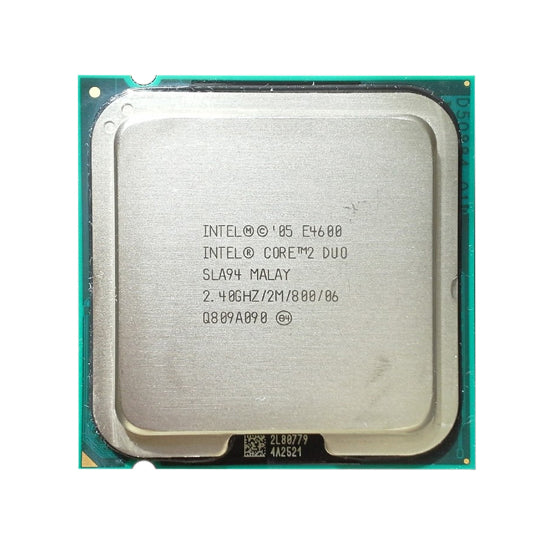 SLA94 - Intel Core-2-DUO E4600 Dual Core 2.4GHz 2MB L2 Cache 800MHz FSB Socket LGA775 65NM 65W Processor