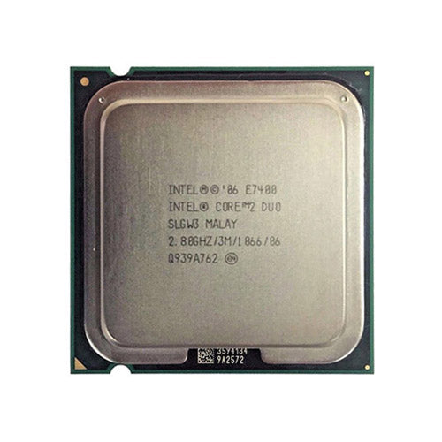 BX80571E7400 Intel Core 2 Duo E7400 Dual-Core 2.80GHz 1066MHz FSB 3MB L2 Cache Socket LGA775 Processor