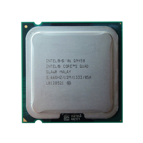 BX80569Q9450A Intel Core 2 Quad Q9450 Quad-Core 2.66GHz 1333MHz FSB 12MB L2 Cache Socket LGA775 Processor