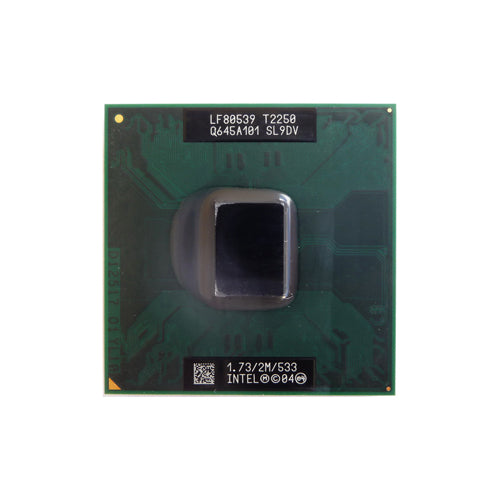 FW406 Dell 1.73GHz 533MHz FSB 2MB L2 Cache Socket PGA478 Intel Core Duo T2250 Dual-Core Processor