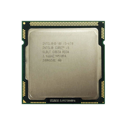 HKNYP Dell 3.4GHz 2.5GT/s QPI 4MB L3 Cache Socket LGA1156 Intel Core i5-670 Dual-Core Processor