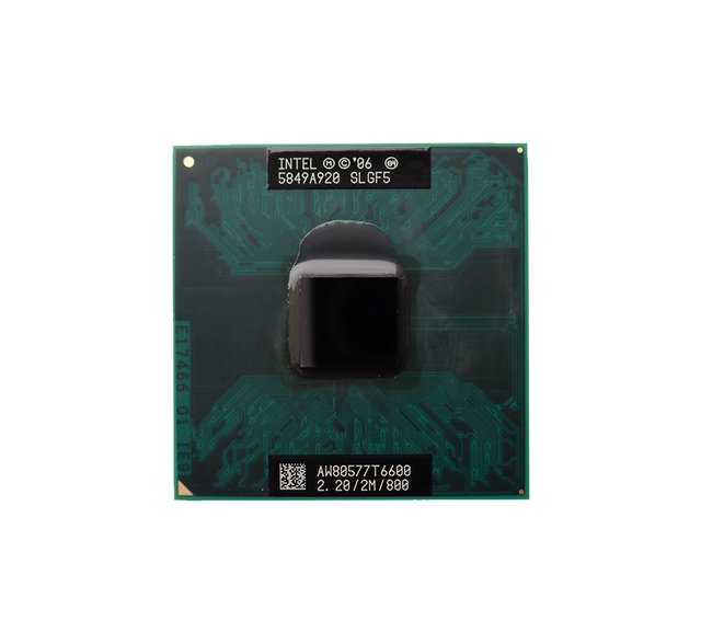 D971M - Dell 2.20GHz 800MHz FSB 2MB L2 Cache Intel Core 2 Duo T6600 Mobile Processor