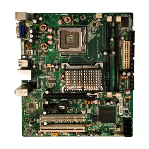 D97573-302 Intel DG31PR Socket LGA 775 1x Core 2 Duo 2.66 GHz 1066 MHz 4GB DDR2 2 x SDRAM 2 x PCI Express MicroATX System Board (Motherboard)