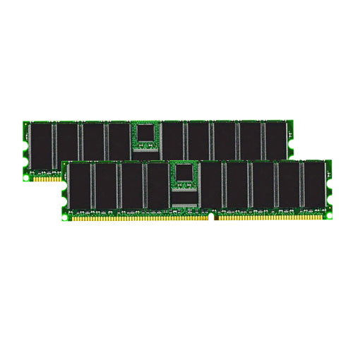 N8102-200 NEC 4GB Kit (2x2GB) DDR-333MHz PC2700 ECC Registered RDIMM CL2.5 2Rx4 2.5V 184-Pin Memory