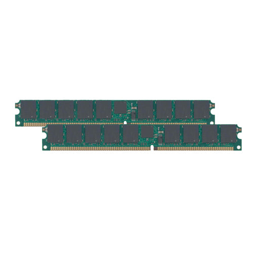 KTM5121/2G Kingston 2GB Kit (2x1GB) DDR-400MHz PC3200 ECC Registered VLP RDIMM CL3 1Rx4 2.5V 184-Pin Memory
