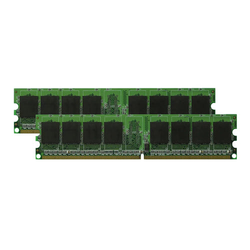 KTA-G5533/1G Kingston 1GB Kit (2x512MB) DDR2-533MHz PC2-4200 Non-ECC Unbuffered UDIMM CL4 1Rx8 1.8V 240-Pin Memory