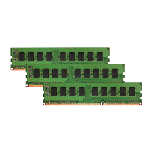 B0Q76AV HP 6GB Kit (3x2GB) DDR3-1600MHz PC3-12800 ECC Unbuffered UDIMM CL11 1Rx8 1.5V 240-Pin Memory