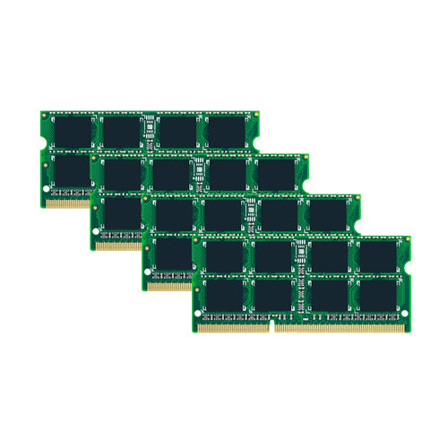LK311AV HP 8GB Kit (4x2GB) DDR3-1333MHz PC3-10600 Non-ECC Unbuffered SODIMM CL9 2Rx8 1.5V 204-Pin Memory