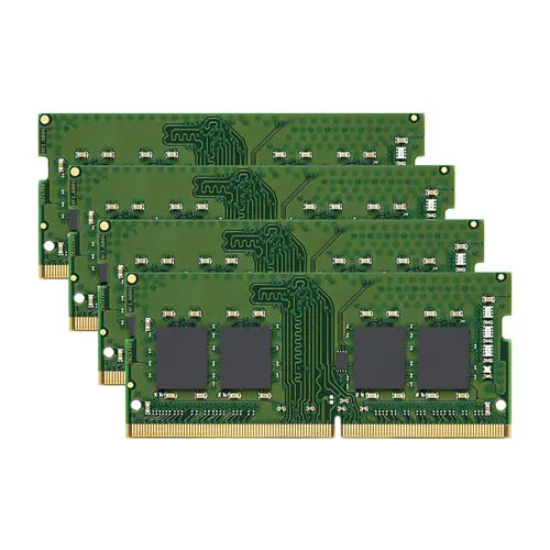 9VS97AV - HP 64GB Kit (4 x 16GB) DDR4-2666MHz PC4-21300 Non-ECC Unbuffered CL19 260-Pin SODIMM 1.2V Dual Rank Memory