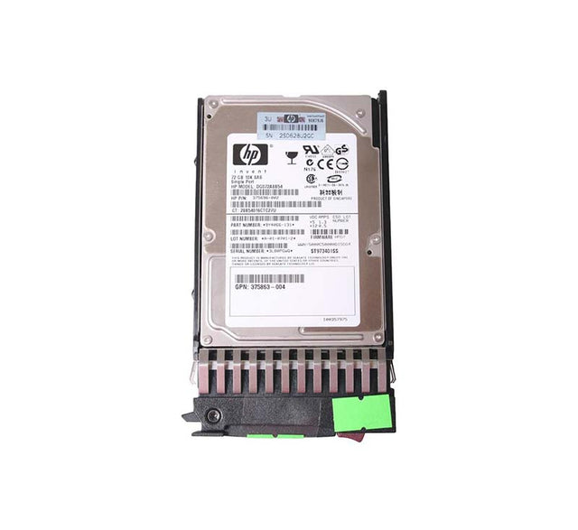 DG072ABB54 - HP 73GB 10000RPM SAS 3GB/s Hot-Pluggable Single Port 2.5-inch Hard Drive