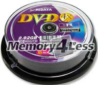 DRD-294-RDCB10 RiDATA 4X Mini Double Shield Sided DVD-R (30-Pack)