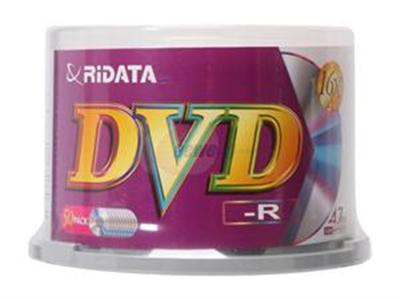 DRD-4716-RDCB50 RiDATA 4.7GB 16x DVD-R (50-Pack) DRD+4716-RDCB50