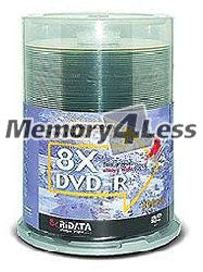 DRD-478-RDCB100 RiDATA 4.7GB 8x DVD-R Drive (100-Pack)