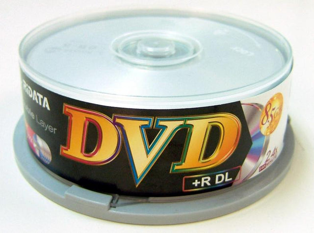 DRD-85-RDUSA-CB25 RiDATA 8.5GB 4x Dual Layer DVD-R Drive Media (25-Pack) DRD+85-RDUSA-CB25