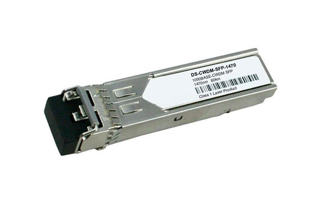 DS-CWDM-SFP-1470 Cisco 1Gbps 1000Base-CWDM Single-Mode Fiber 80km 1470nm Duplex LC Connector SFP Transceiver Module (Refurbished)
