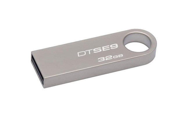 DTSE9H/32GBZCR Kingston DataTraveler SE9 32GB USB 2.0 Flash Drive (Metal Casing)