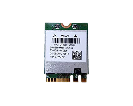 DW1560 - Dell 1560 Wireless WiFi 802.11 ac/b/g/n 867Mb/s + Bluetooth 4.0 WLAN Card