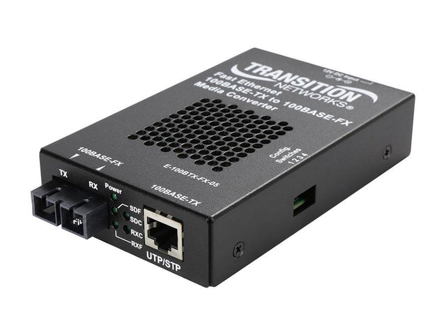 E-100BTX-FX-05(HT)-SA Transition Networks 100Mbs Tx To Fx High Temp Conv (St) W/Sa Ps