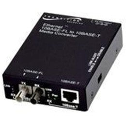 E-TBT-FRL-05HT Transition 10Base-T (RJ-45) to 10Base-FL 850 NM Multi-Mode (ST) 2 Kilometers/1.2 Miles for Ethernet Copper to Fiber Media Converter