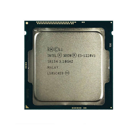 E3-1220V3 - Intel Xeon E3-1220 v3 Quad Core 3.10GHz 5.00GT/s DMI 8MB SmartCache Socket FCLGA1150 Processor